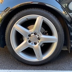 【バリ山】w211 E350アヴァンギャルドS専用純正 AMGホイール+スタッドレス純正サイズの画像