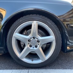 【バリ山】w211 E350アヴァンギャルドS専用純正 AMGホイール+スタッドレス純正サイズの画像