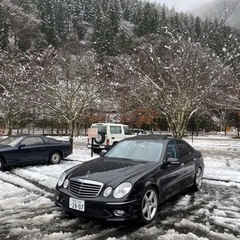 【バリ山】w211 E350アヴァンギャルドS専用純正 AMGホイール+スタッドレス純正サイズ