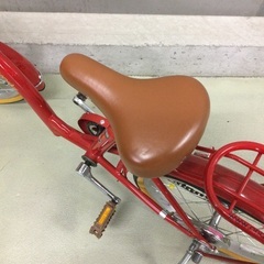 ☆美品☆　a.n. design works　子供　自転車　赤　18インチ　ヘルメット付きの画像