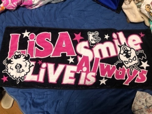 LiSA フェスグッズ(ライブTシャツ、タオル、キャップ)