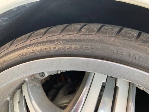 アルミホイルタイヤ　245/30 ZR22