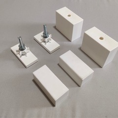 [0円]人気DIYシリーズLABRICOアジャスター2セット&アイアンロッド2本の画像