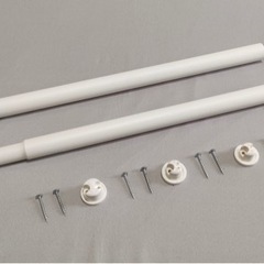 [0円]人気DIYシリーズLABRICOアジャスター2セット&アイアンロッド2本の画像