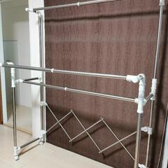 物干しスタンド・折り畳み・室内の画像