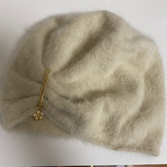もこもこニット帽の画像