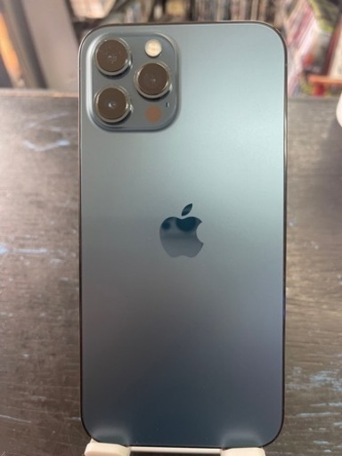 ほぼ新品 未使用 iPhone12 Pro Max 256GB NDG23J/A A2410 パシフィックブルー 2022/04/24