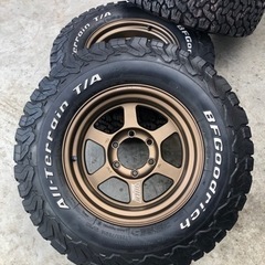 78プラド　レイズボルクTE37 8j -20 グッドリッチAT...