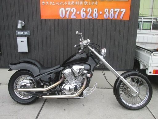 ★３５万円！スティード４００　ロングフォーク　セル１　実働車★ホンダ　車検付き！スティード　アメリカン