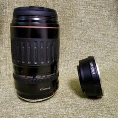 キャノン300mmズームレンズとEF-Mマウントアダプタのセット
