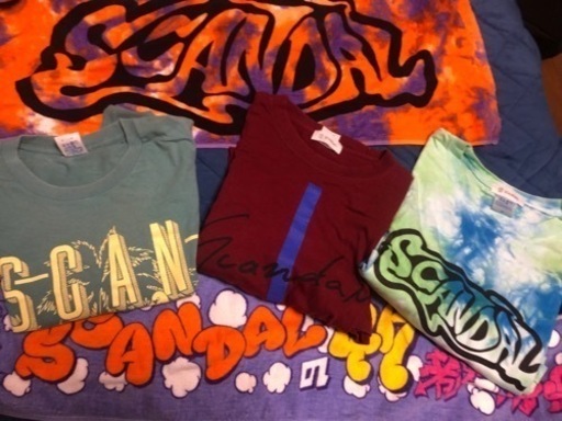 SCANDALライブグッズ(Tシャツ、タオル)