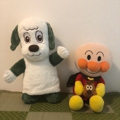 ワンワン、アンパンマン　ぬいぐるみ