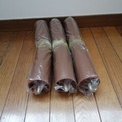 シンプルなベッドフレーム ブラウン セミダブル / 2段階高さ調整の画像