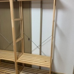 【残り3時間】ニトリ 木製ハンガーラック 購入価格15,000円の画像