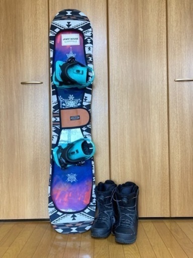 【冬物セール•美品】サロモン ロータス（ビンディング付き）＆ブーツ（24.5㎝）