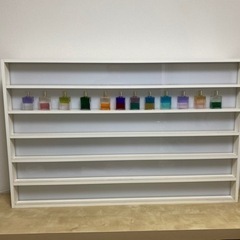 オーラソーマ　50mlボトル用ショーケース（元値10万円）の画像