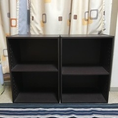 ニトリ　カラーボックス　2段　2つセットの画像