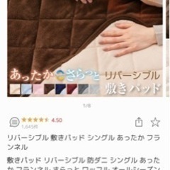 【限定お値下げ】ベッドパッド　シングル