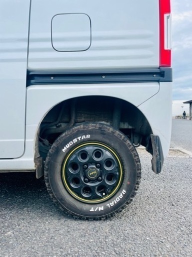 【中古品 引取り】PPX12インチホイール＋マッドスター12インチタイヤ×4本セット