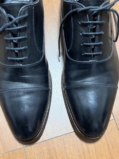 メッカリエロ 革靴 黒 25cm (6.5inch)