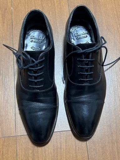 メッカリエロ 革靴 黒 25cm (6.5inch)