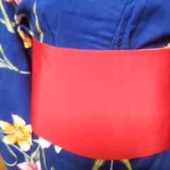 《取引中》浴衣＆帯セットA★夏、花火大会に！の画像