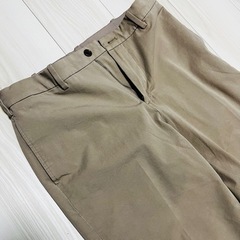 2回着　ユニクロ　スマートアンクルパンツ2WAYストレッチの画像