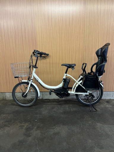 子供乗せ‼️ 電動自転車 YAMAHA バビー  20インチ 白 2人乗り 配送可能◎ 自宅引き取り割引き有り❗️