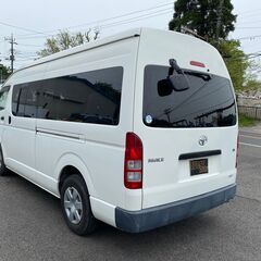 ★ディーゼルターボ★ハイエース★10人乗り変更可！ガソリン100リットルプレゼント★１５人乗り★走行１万キロ代★トヨタ★コミューター★スーパーロングGL★2500cc★の画像
