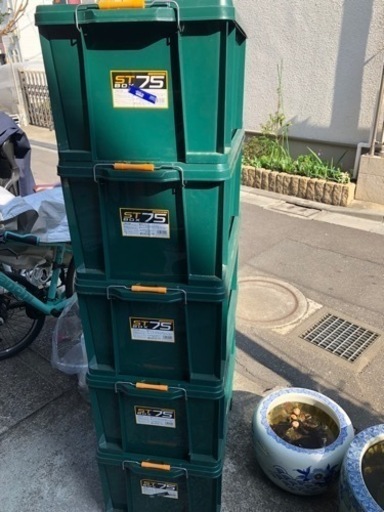 ST 75プラスチックケース　工具入れ　衣装ケース