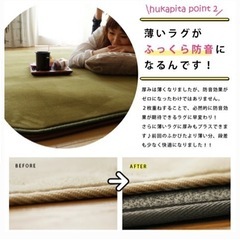 【お譲り先決定】ふかピタ(ラグの下に敷くマット)の画像