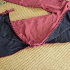 上下からファスナーオープン エンジ シャカパンの画像