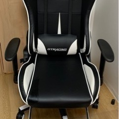 【受渡先決定】GTRACING ゲーミングチェア フットレスト付...