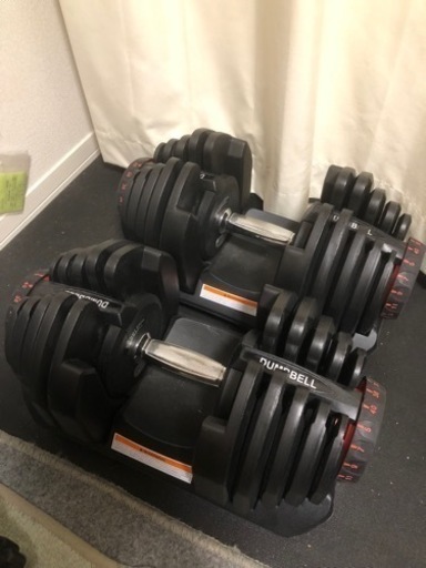 [成約済]40kg可変式ダンベル2個セット
