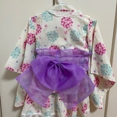 浴衣ドレス　甚平　女の子 95の画像