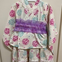 浴衣ドレス　甚平　女の子 95の画像