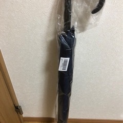 新品！頑丈な傘 メンズ 長傘 ジャンプ傘 16本骨  ワンタッチ グラスファイバー   頑丈 テフロン加工 超撥水 梅雨対策 紳士傘 収納ポーチ付き (ブルー)の画像