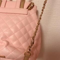 Rady リュック キルティング ピンク ビジューの画像