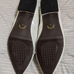 (１)　新品　レースシューズ　シルバーの画像