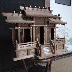 神殿(木製置物)・差し上げますの画像