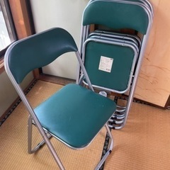 パイプ椅子 5つセット