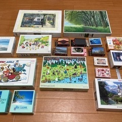 【お譲り先決まりました】ジグソーパズル19個セット