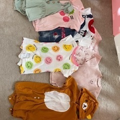 粉ミルク&離乳食セット 女の子の服70サイズ の画像