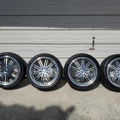 クラウン等に！225/40/R18 アルミホイール４本セット