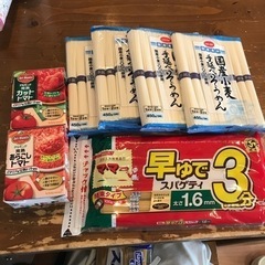 取引中【食品セット】そうめん 、パスタなど