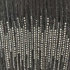 【配送・直接引渡OK】管理番号：A-176-1　 レディース　半袖　デコルテ メッシュ ラインストーン サマーセーターの画像