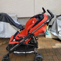 ベビーカー　Peg-perego SI オレンジの画像