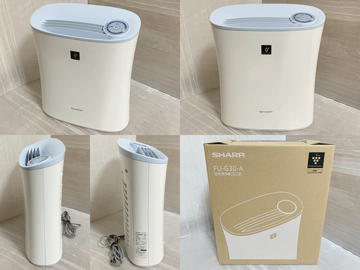 SHARP/シャープ 空気清浄機 FU-G30-A プラズマクラスター7000 ～10畳を、3,000円でお譲りいたします。