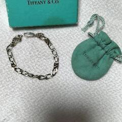 Tiffany コンビチェーンブレスレット K18 750 silver925