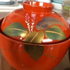 蓋付き汁椀　2個セットの画像